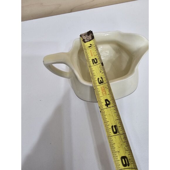 Vintage Gravy Boat Or Coffee Creamer With Flowers Made In USA - Picture 6 of 7